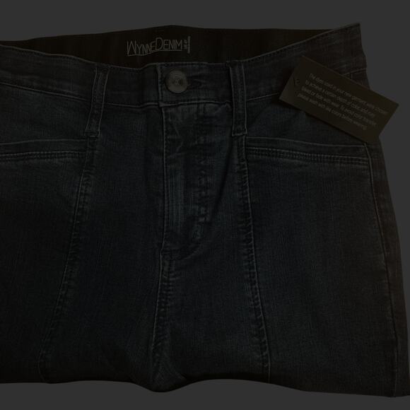 WYNNE DENIM Womens 4T Dark Blue Wash New - Picture 3 of 5